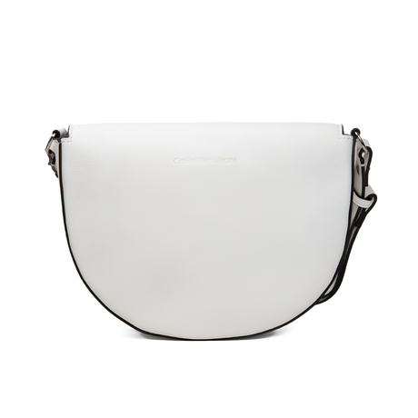 Calvin Klein Jeans Saddle Crossbody Bag - WHT - White