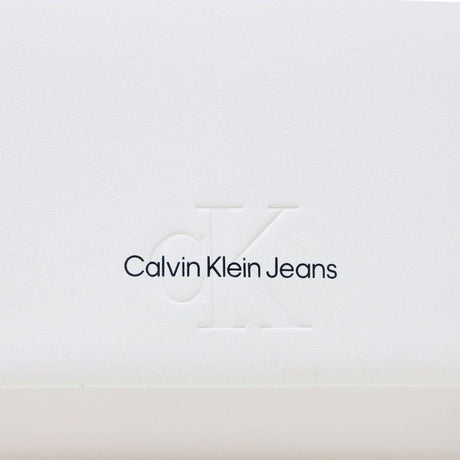 Calvin Klein Jeans Sculpted Ew Flap Conv25 Chain Handbag K60K610562-WHT - White