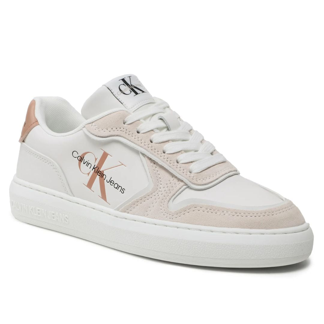 Calvin Klein Jeans Sneakers Casual Cupsole Irregular Lines W YW0YW00913-WHT