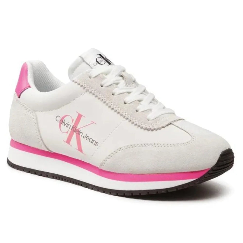 Calvin Klein Jeans Sneakers Retro Runner 1 YW0YW00516-WHTPNK - 40 / White/ Pink