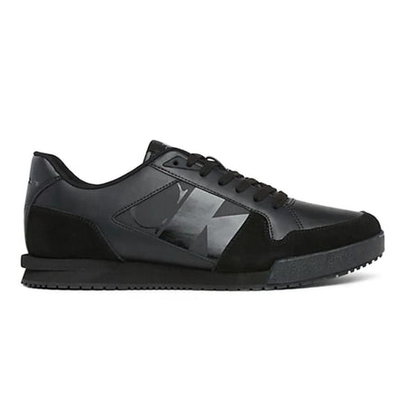 Calvin Klein Jeans Toothy Run Laceup Low Lth Mix Trainer YM0YM00695 - BLKBLK - 41 / Black Shoes