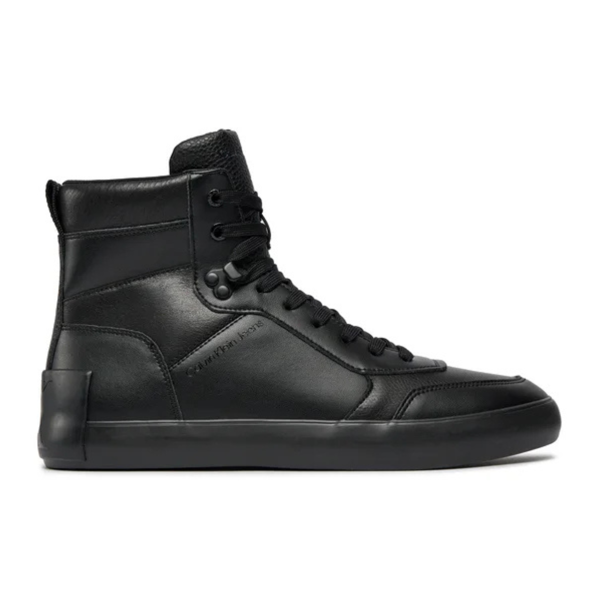 Calvin Klein Jeans Vulc Mid Laceup Lth In Lum -BLK - Black / 40