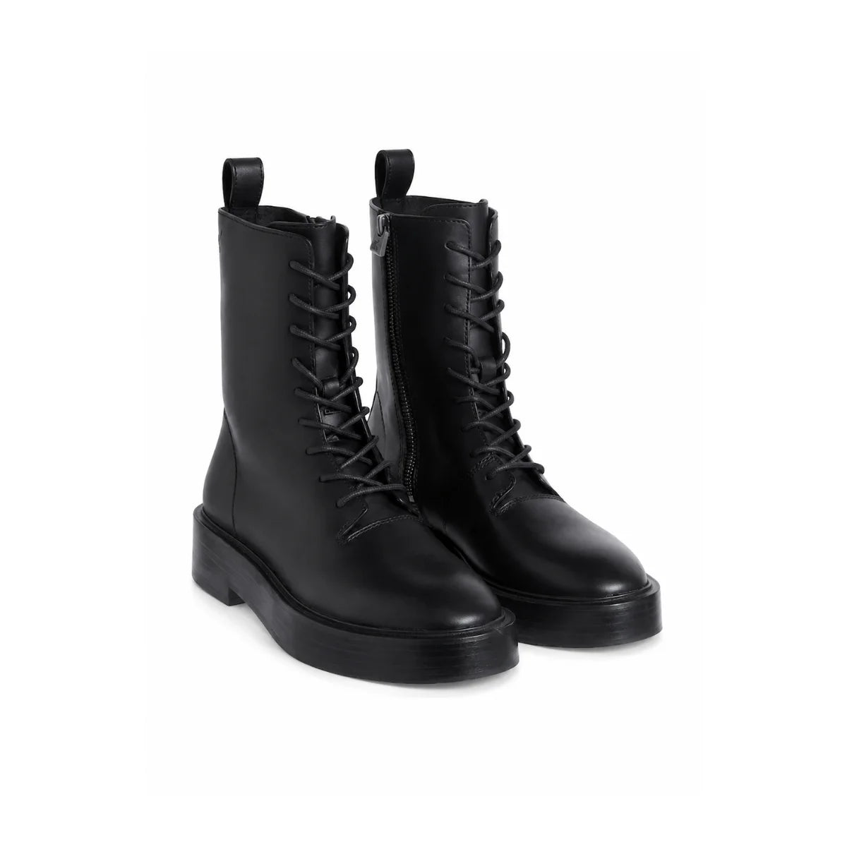 Calvin Klein Jeans Welt Lace-Up Boots Women - BLK - Black / 36