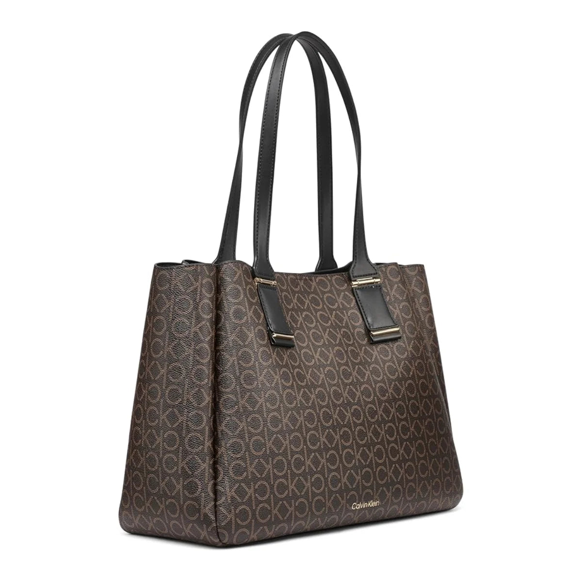 Calvin Klein Jett Organizational Tote Shoulder Bag Women - BRN - Brown