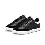 Calvin Klein Lace Up Low Top Leather Sneakers Women HW0HW02400 - BLK - Black / 37