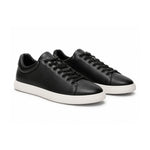 Calvin Klein Lace Up Low Top Leather Sneakers Women HW0HW02400 - BLK - Black / 37