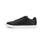 Calvin Klein Lace Up Low Top Leather Sneakers Women HW0HW02400 - BLK
