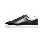 Calvin Klein Lace Up Low Top Leather Sneakers Women HW0HW02400 - BLK
