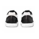 Calvin Klein Lace Up Low Top Leather Sneakers Women HW0HW02400 - BLK