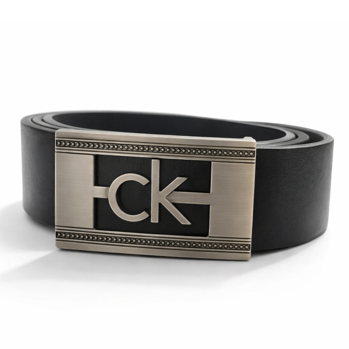 Calvin Klein Leather Closed Buckle Belt Men - BLK