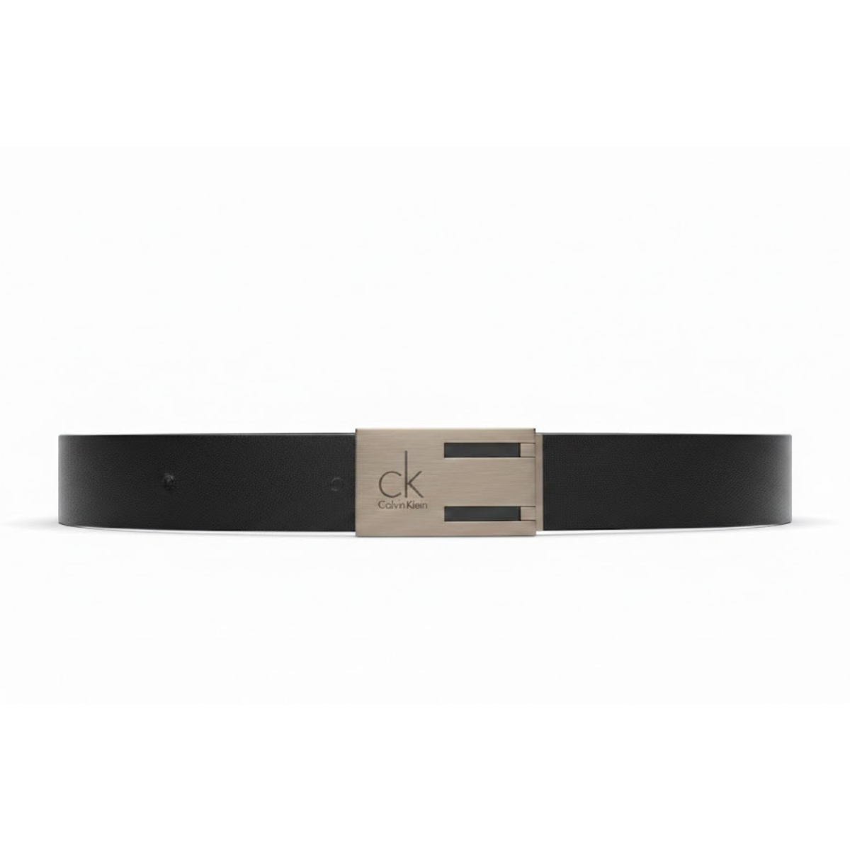 Calvin Klein Leather Closed Buckle CK Belt Men - BLK
