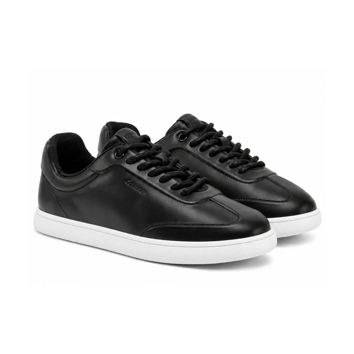 Calvin Klein Leather Sneakers Men HW0HW02400 - BLK - Black / 39.5