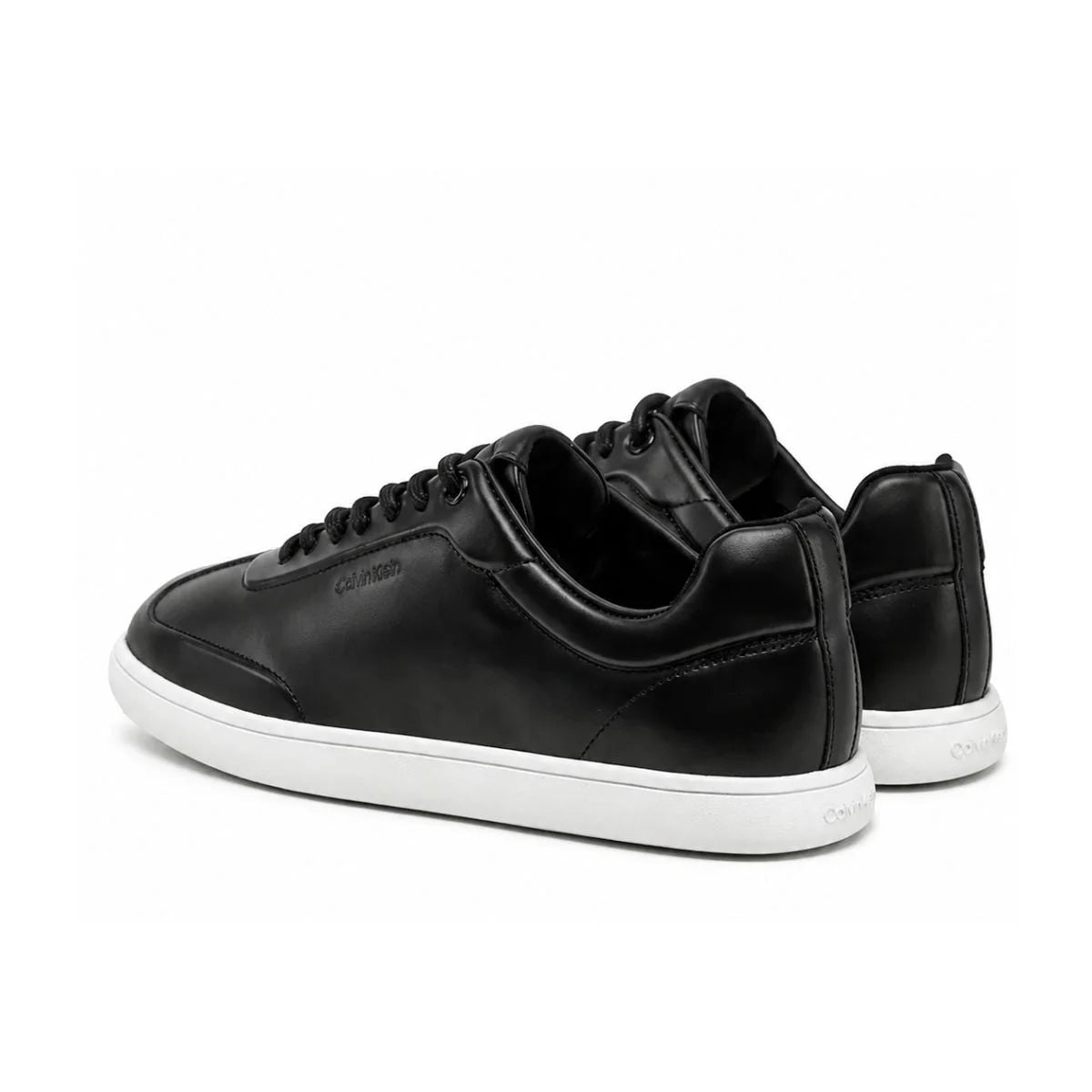 Calvin Klein Leather Sneakers Men HW0HW02400 - BLK