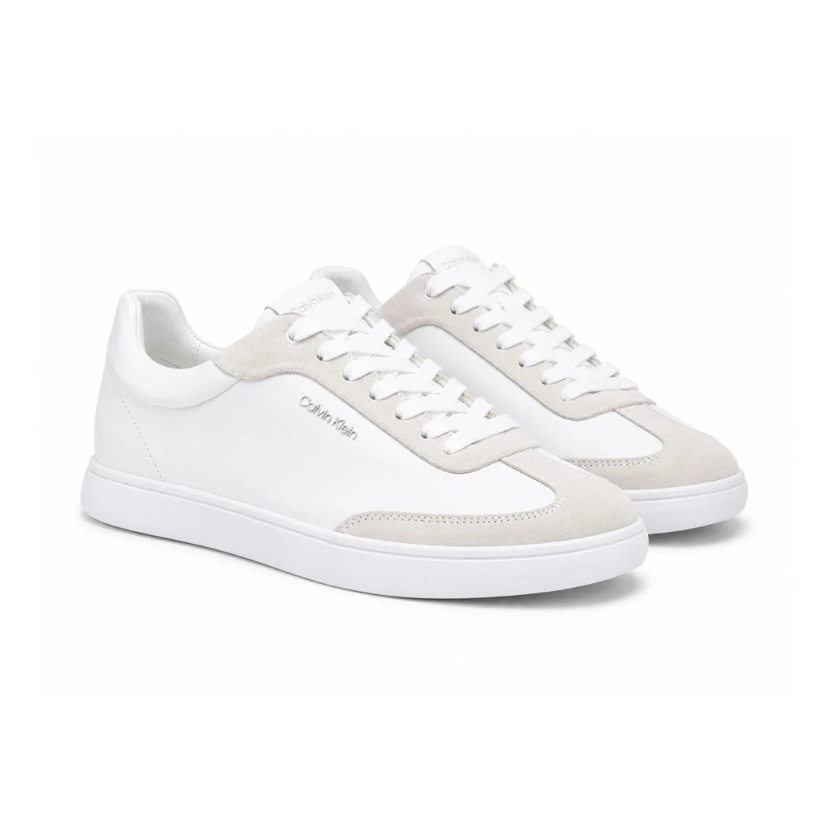 Calvin Klein Leather Sneakers Women HW0HW02400 - WHT - White / 36