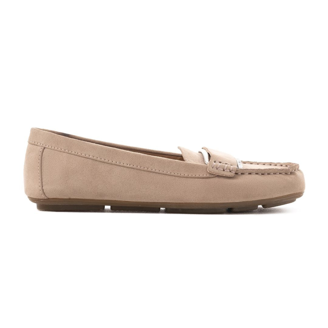 Calvin Klein Leonie Suede Loafers Women - BEG - 36.5 / Beige