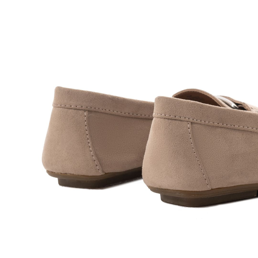 Calvin Klein Leonie Suede Loafers Women - BEG