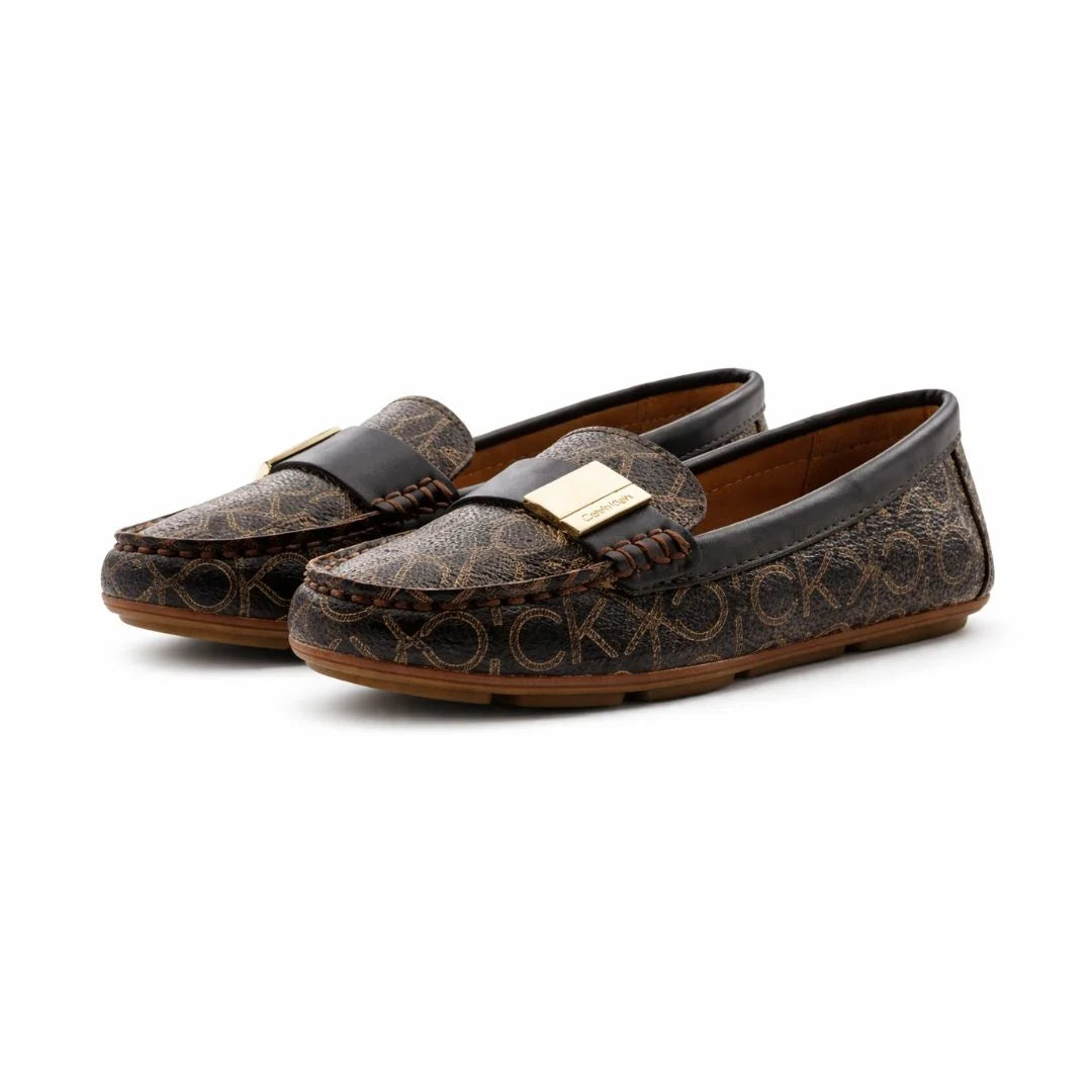 Calvin Klein Lisa Monogram Loafers Women - BRN - Brown / 36