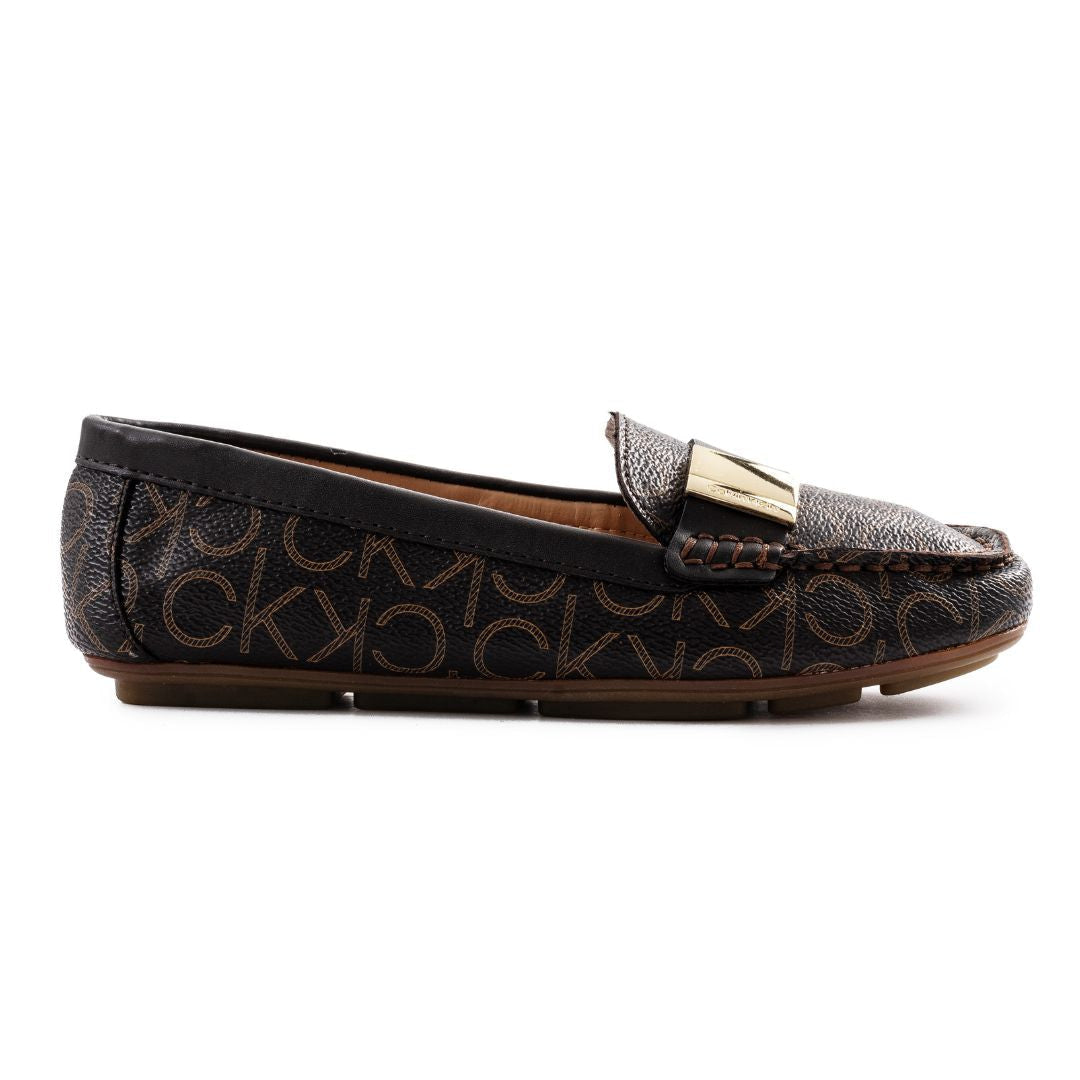 Calvin Klein Lisa Monogram Loafers Women - BRN