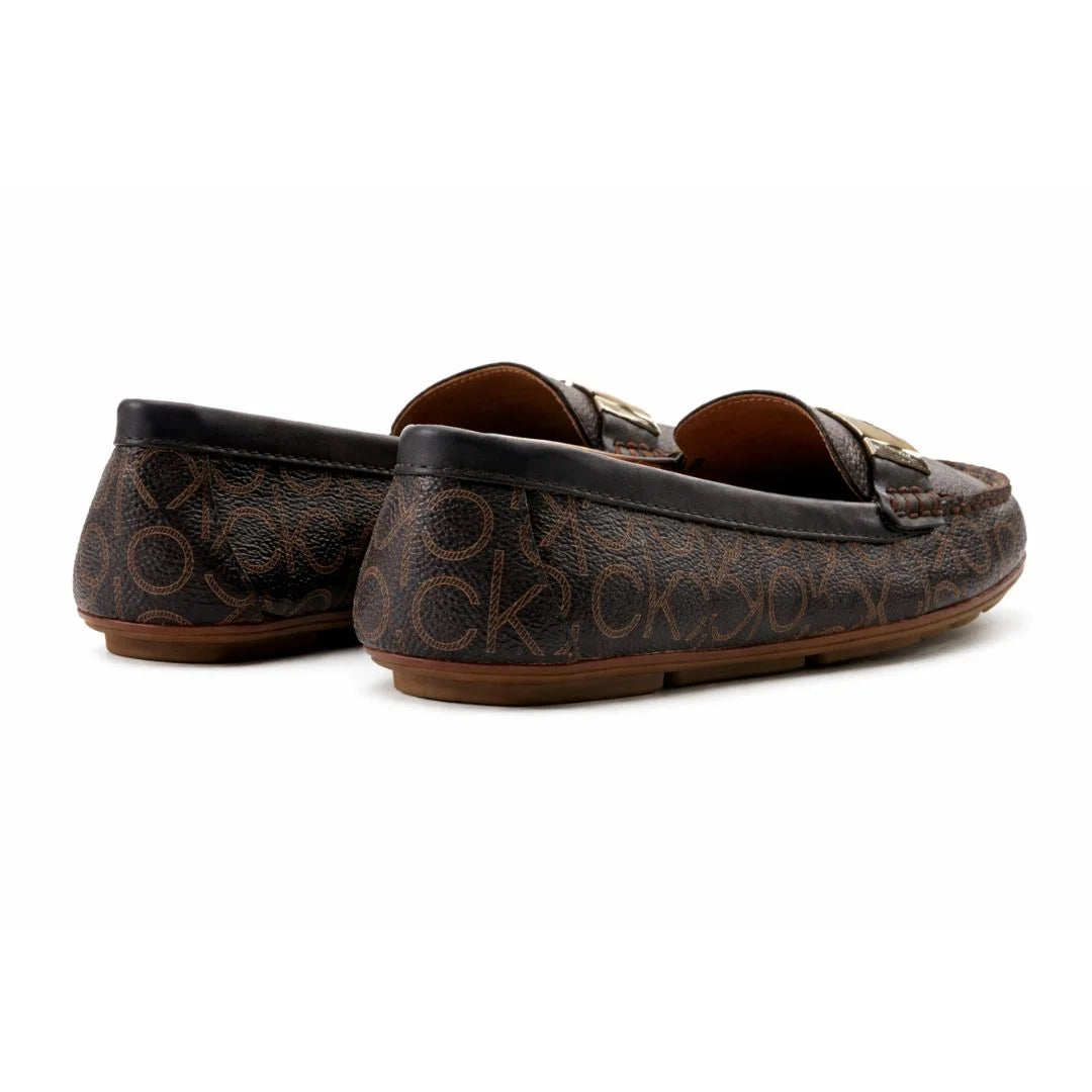 Calvin Klein Lisa Monogram Loafers Women - BRN