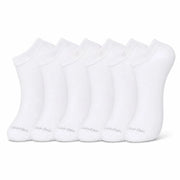 Calvin Klein Logo 6-Pack Low Cut Socks Code C201 - WHT - White / 6 Pairs