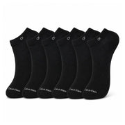 Calvin Klein Logo 6-Pack Low Cut Socks Code C203 - BLK - Black / 6 Pairs
