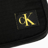 Calvin Klein Logo Embroidered Mobile Phone Shoulder Bag HP1777001-BLK - Black