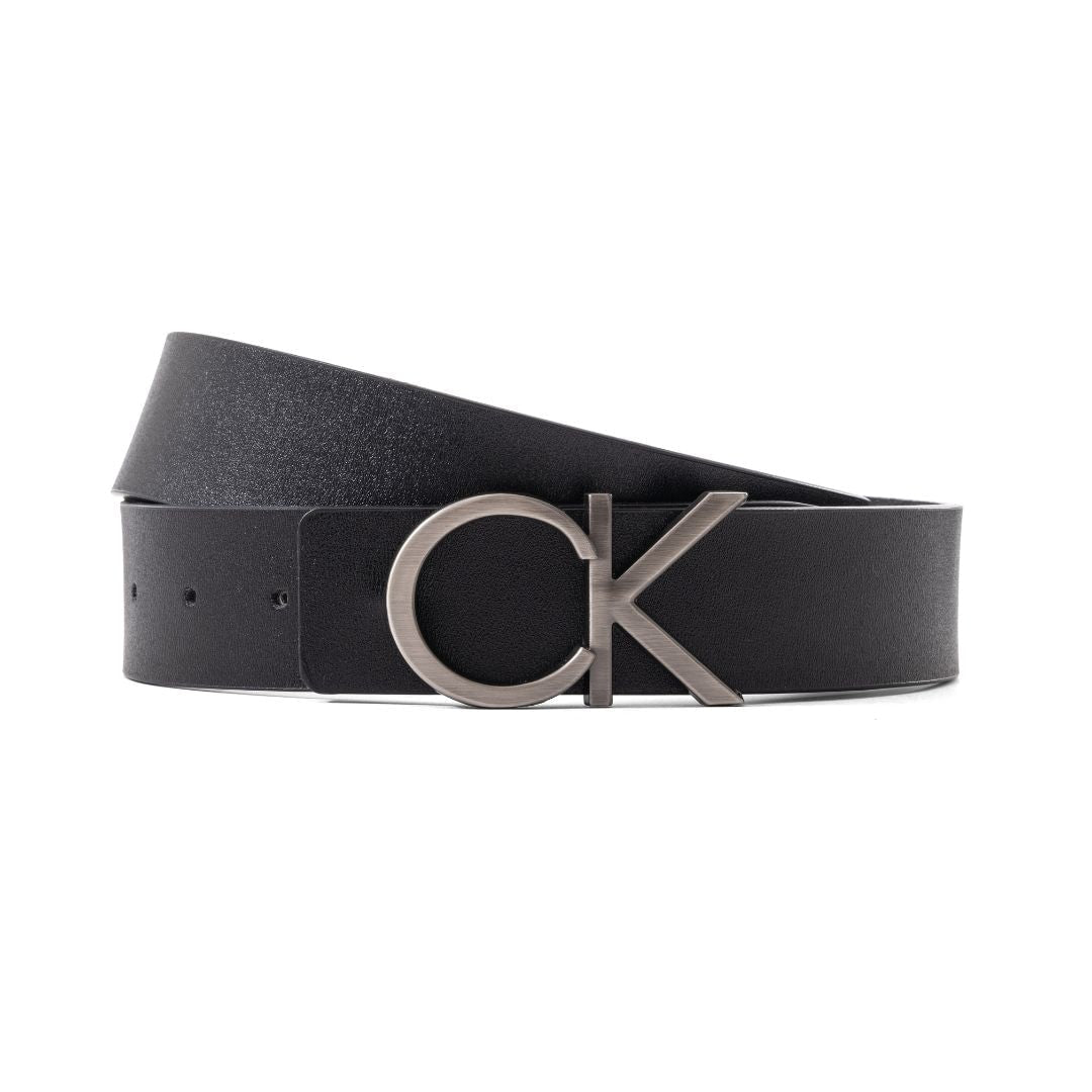 Calvin Klein Logo Golf Belt Unisex - BLKOXI - Black / OS