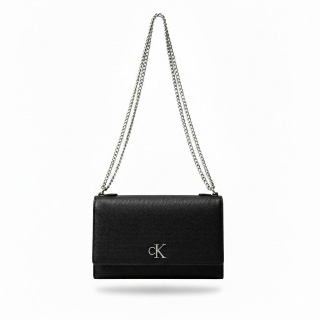 Calvin Klein LOGO HARDWARE Shoulder BAG Women - BLK - Black