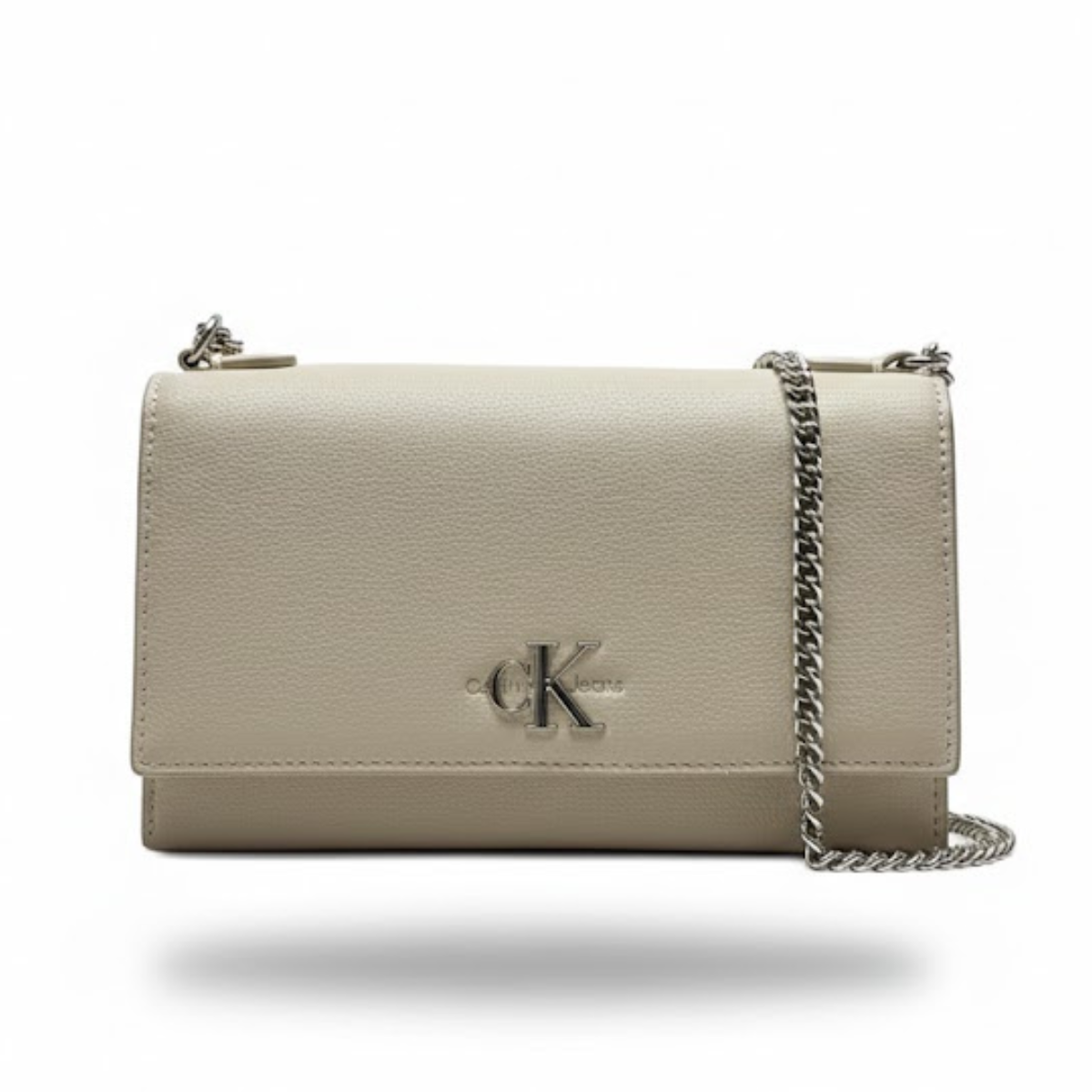 CALVIN KLEIN LOGO HARDWARE Shoulder BAG Women - OFFWHT - Off White