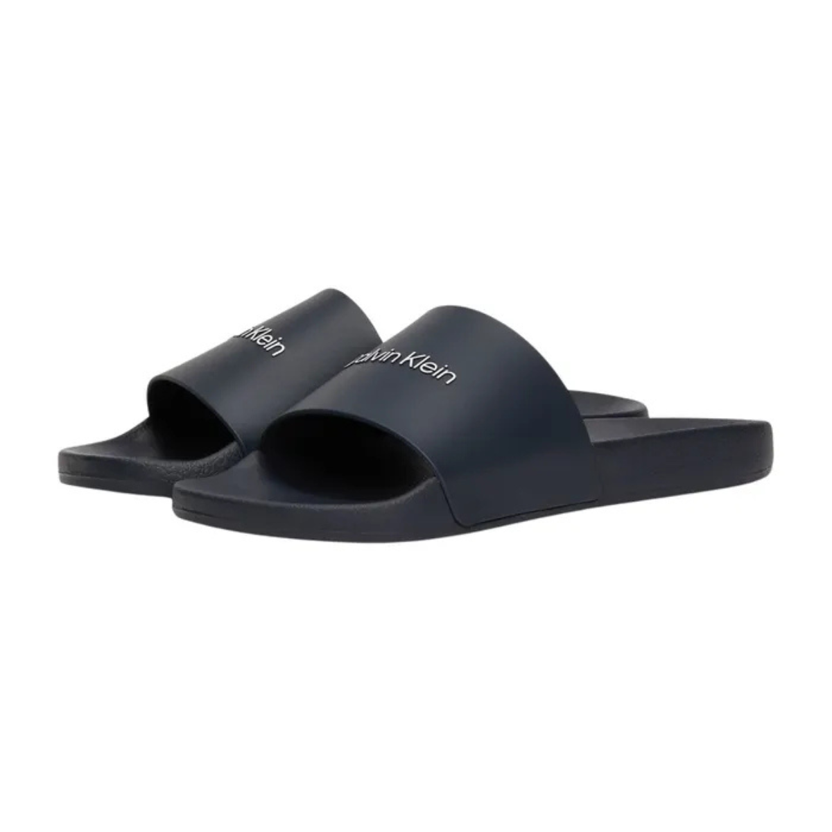 Calvin Klein logo Pool Slide NVY
