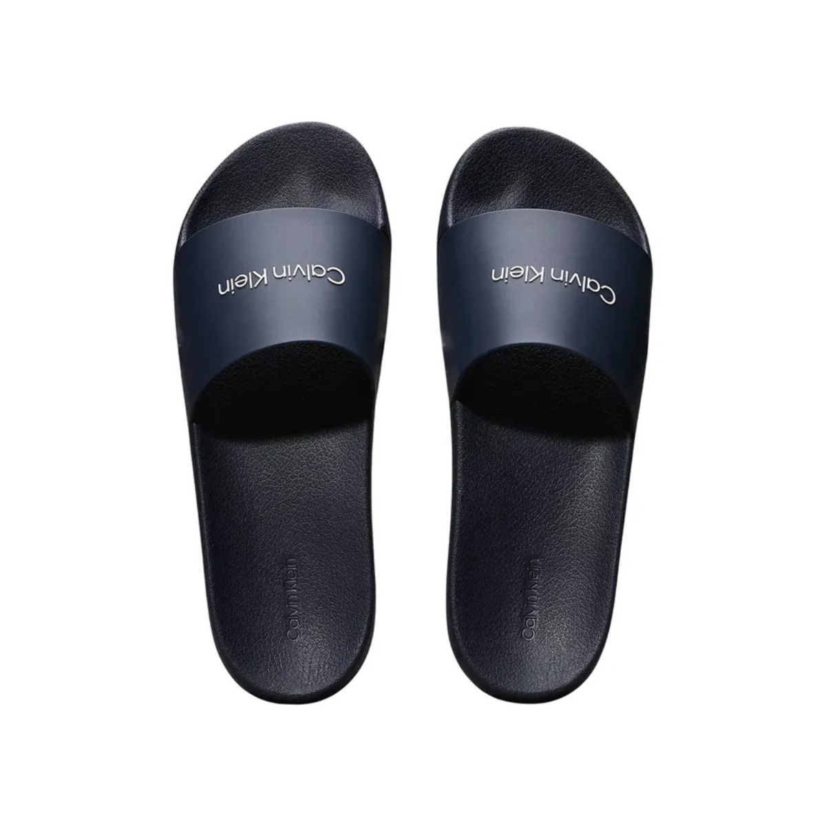 Calvin Klein logo Pool Slide NVY