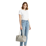 Calvin Klein Lori Top Zip Tote Handbag Women - BEG - Beige