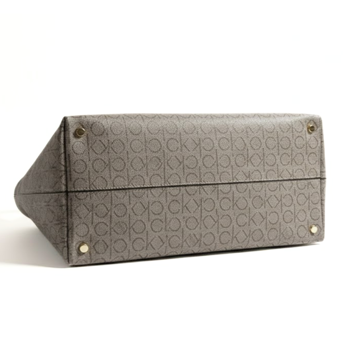 Calvin Klein Lori Top Zip Tote Handbag Women - BEG - Beige