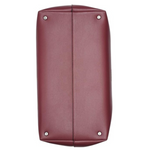 Calvin Klein Lori Top Zip Tote Handbag Women - BRG - Burgundy