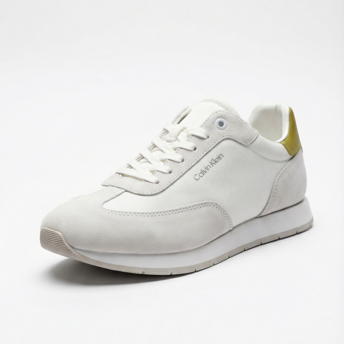 Calvin Klein Low Lace Up Trainers HM0HM01589 - WHT