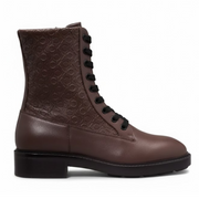Calvin Klein LOW LEATHER ANKLE BOOTS - BRN - Brown / 39
