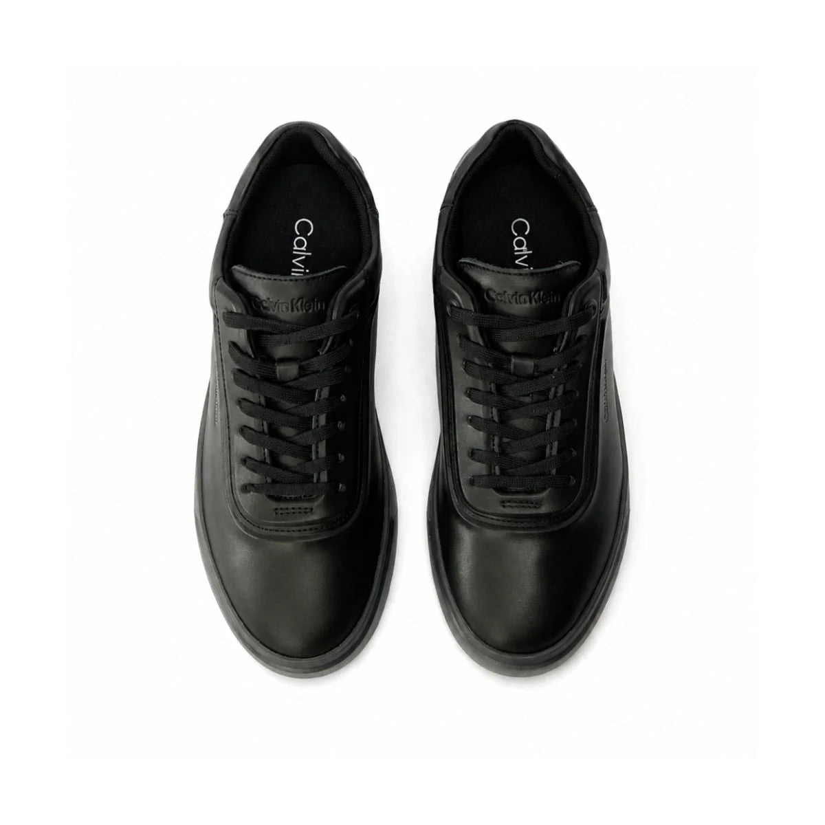 Calvin Klein LOW PRO CUPS Leather Sneakers Men - BLK