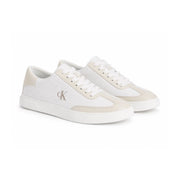 Calvin Klein LOW PRO CUPS Leather Sneakers Women HW0HW03145 - CRM - Cream / 37