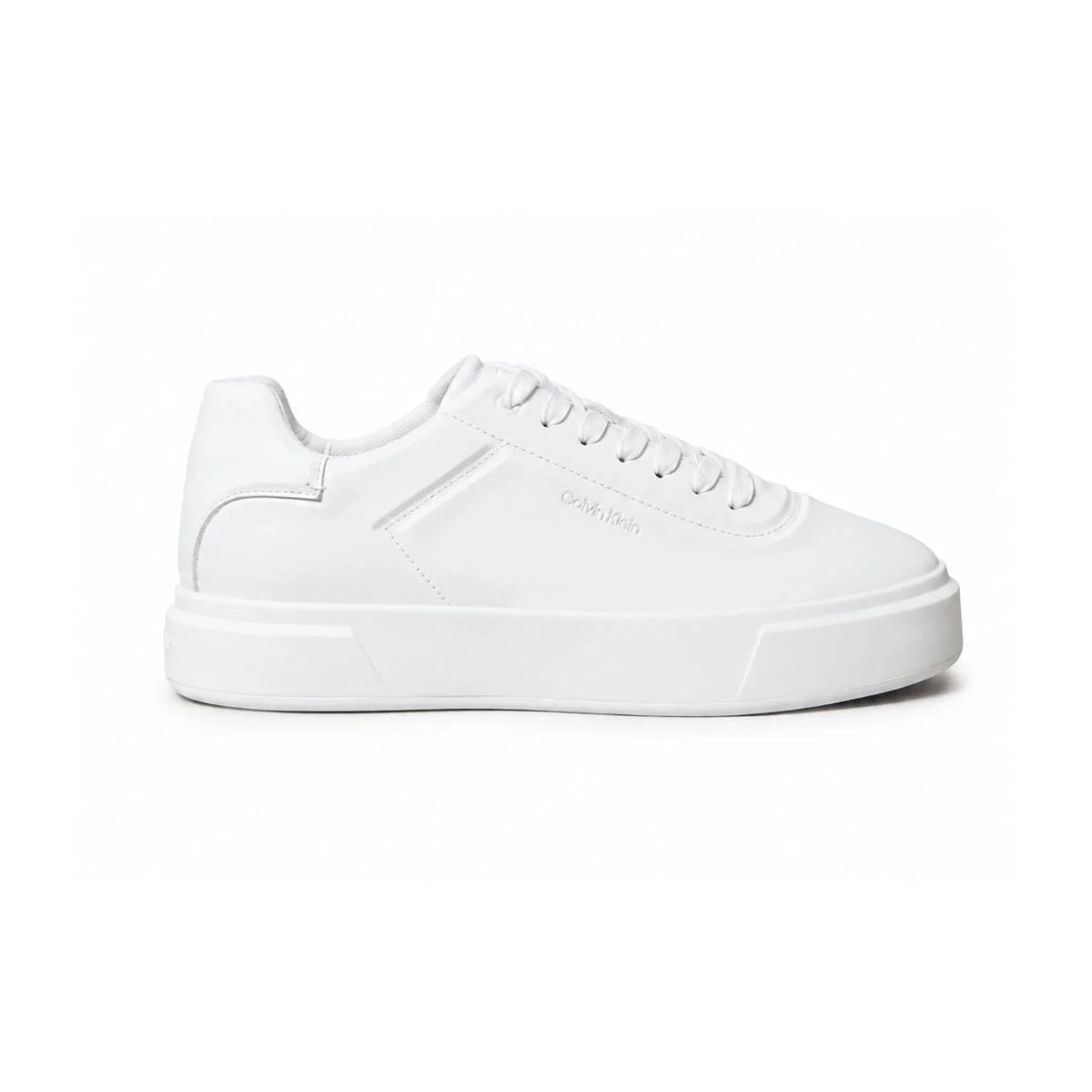 Calvin Klein LOW PRO CUPS Leather Sneakers Women - WHT - White / 37