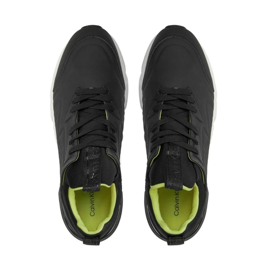 Calvin Klein Low Top Lace Up LTH Sneakers Men HM0HM00317-BLK - 44 / Black Shoes