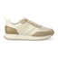 Calvin Klein Low Top Lace Up Mix Trainer - BEG - 41 / Beige