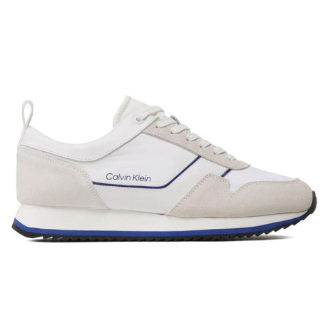 Calvin Klein Low Top Lace Up Mix Trainer HM0HM00985 - WHT - 41 / White - Shoes
