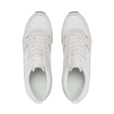Calvin Klein Low Top Lace Up Mix Trainer HM0HM00985 - WHT - Shoes