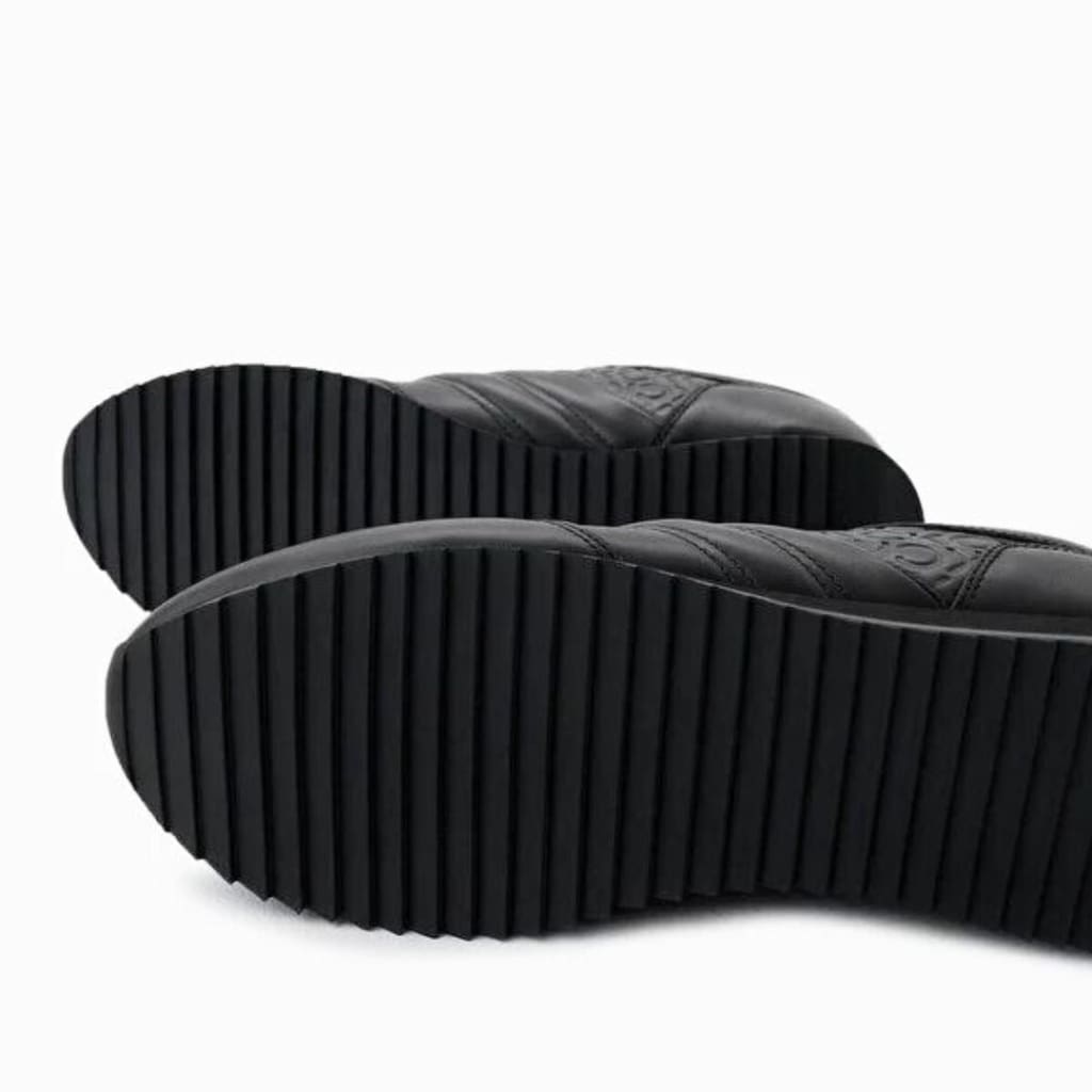 Calvin Klein Low Top Lce Up Mono Trainer HM0HM001259-BLKBLK - Shoes