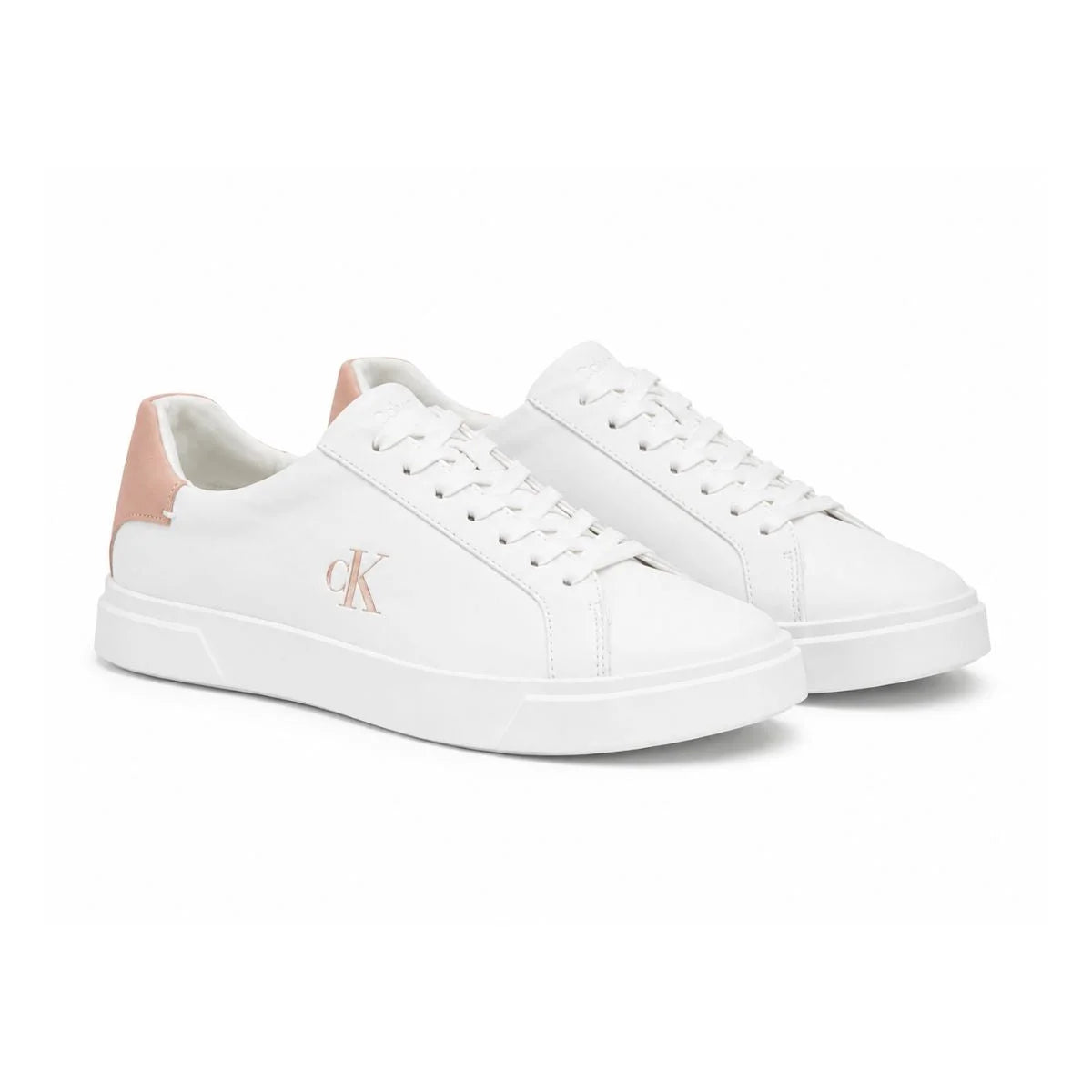 Calvin Klein Low-top Leather Sneakers Women HW0HW02845 - WHT - White / 37
