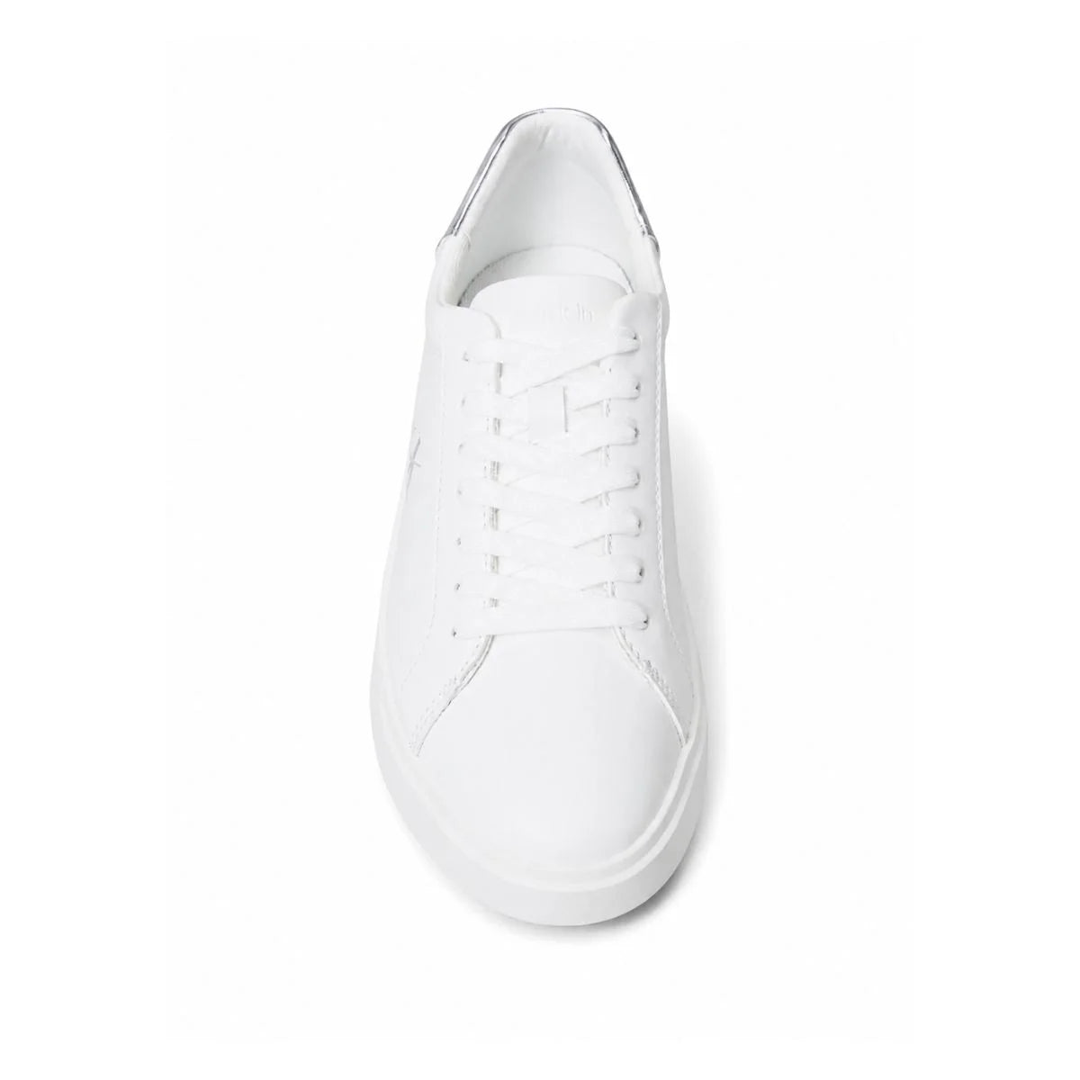 Calvin Klein Low-top2 Leather Sneakers Women HW0HW02845 - WHTSLV