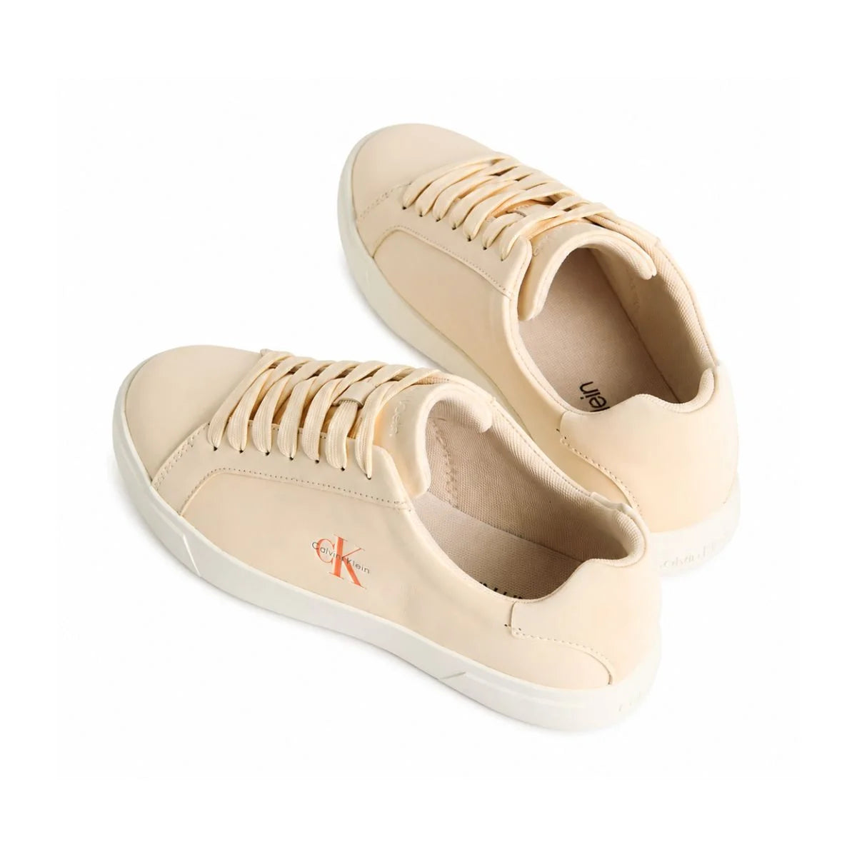 Calvin Klein Low-top2 Leather Sneakers Women HW0HW03146- BEG