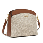 Calvin Klein Lucy Triple Compartment Crossbody Women - BEG - Beige