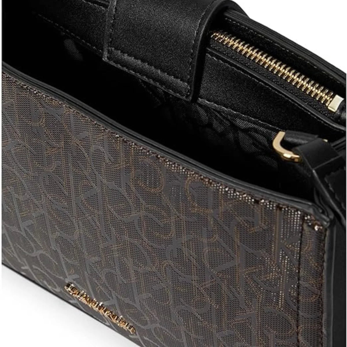 Calvin Klein Lucy Triple Compartment Crossbody Women - BRN - Brown