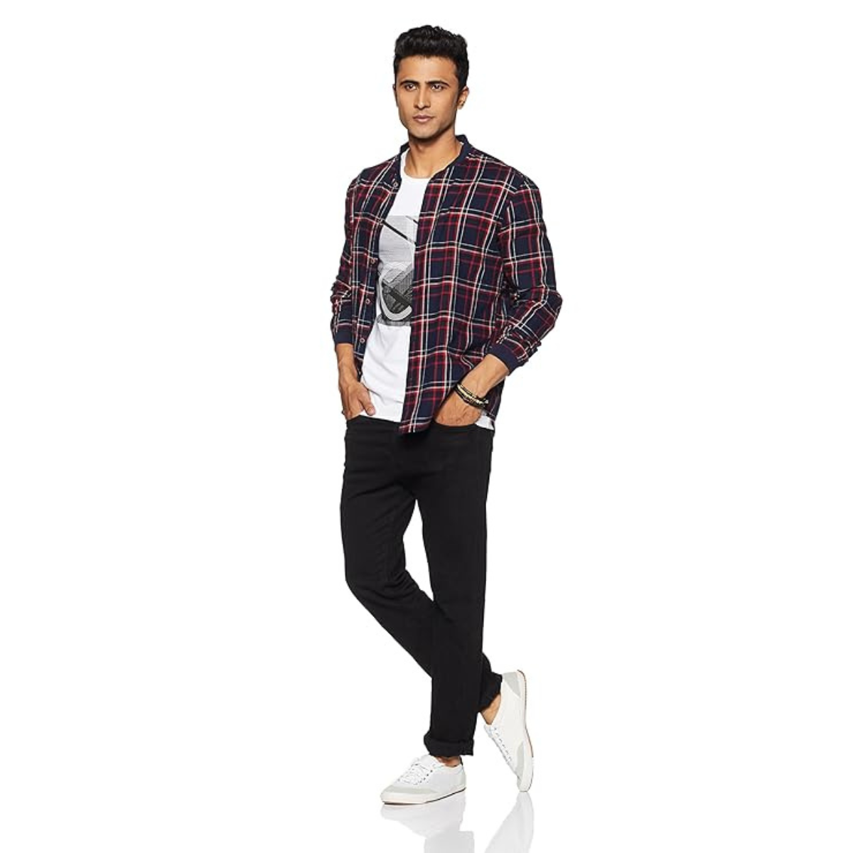 Calvin Klein Men’s Plain Slim Fit T-Shirt - WHT
